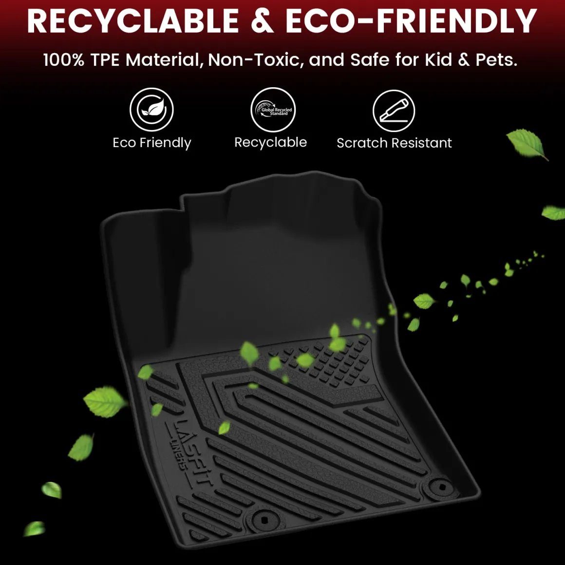Fit for 2023-2026 Kia Niro EV / Hybrid Floor Mats or Cargo Mat, Not Fit PHEV or Without Optional Dual Level Cargo Board