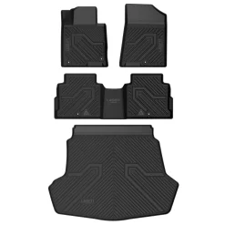 Fit for 2016-2020 Kia Optima Floor Mats & Cargo Mat, Fit Gasoline Only