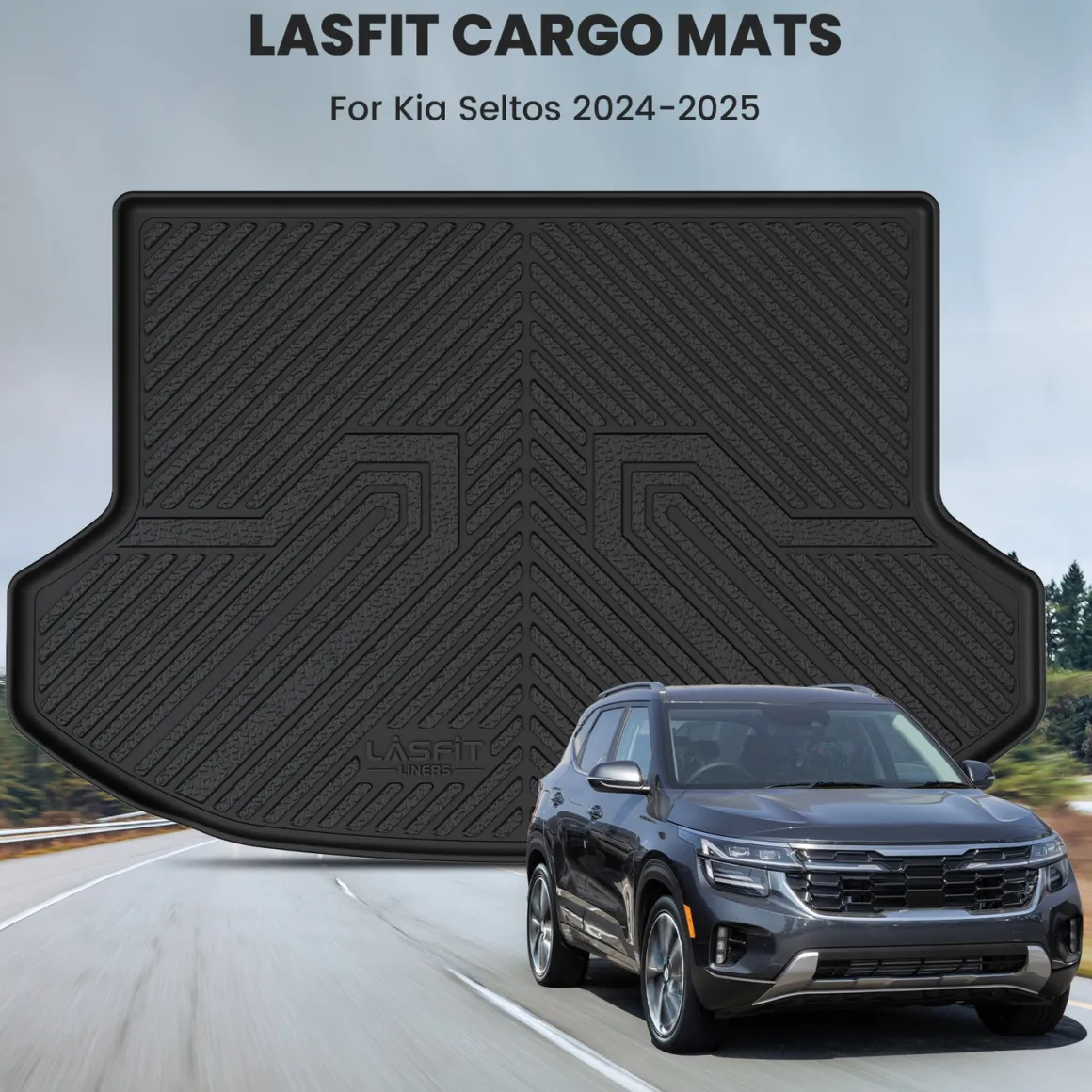 Fit for 2021-2026 Kia Seltos Floor Mats or Cargo Mat, Not Fit 2025+ EX AWD