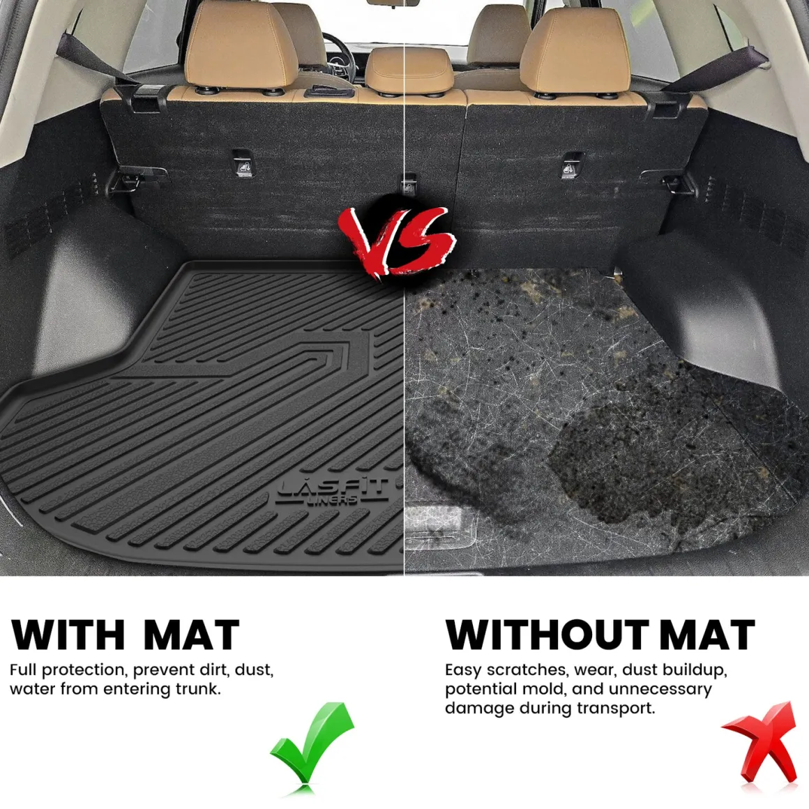 Fit for 2021-2026 Kia Seltos Floor Mats or Cargo Mat, Not Fit 2025+ EX AWD