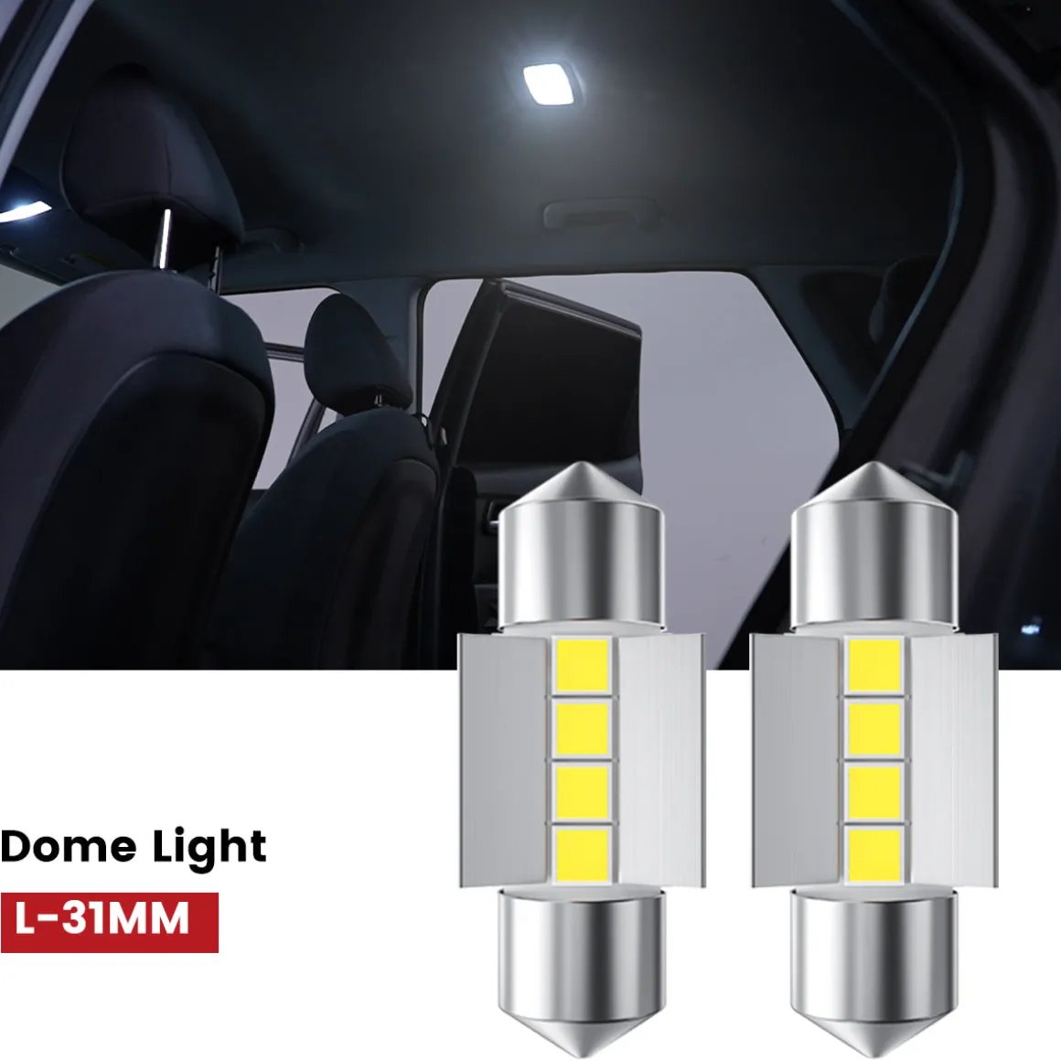 Fit for 2024-2026 Kia Seltos The Brightest LED Bulbs Upgrade | Tested and Verified