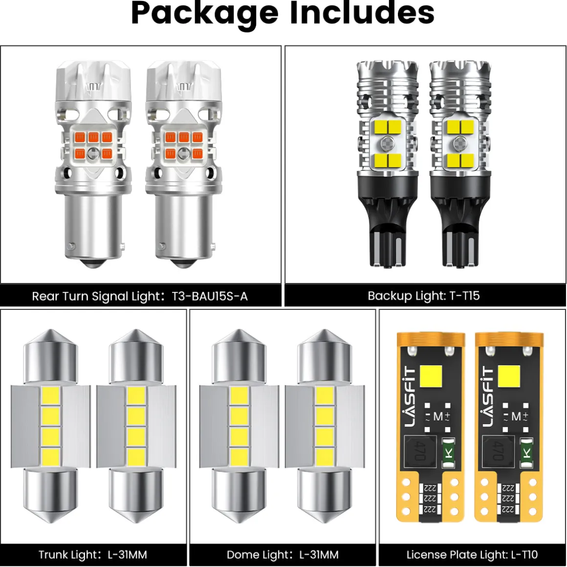 Fit for 2024-2026 Kia Seltos The Brightest LED Bulbs Upgrade | Tested and Verified