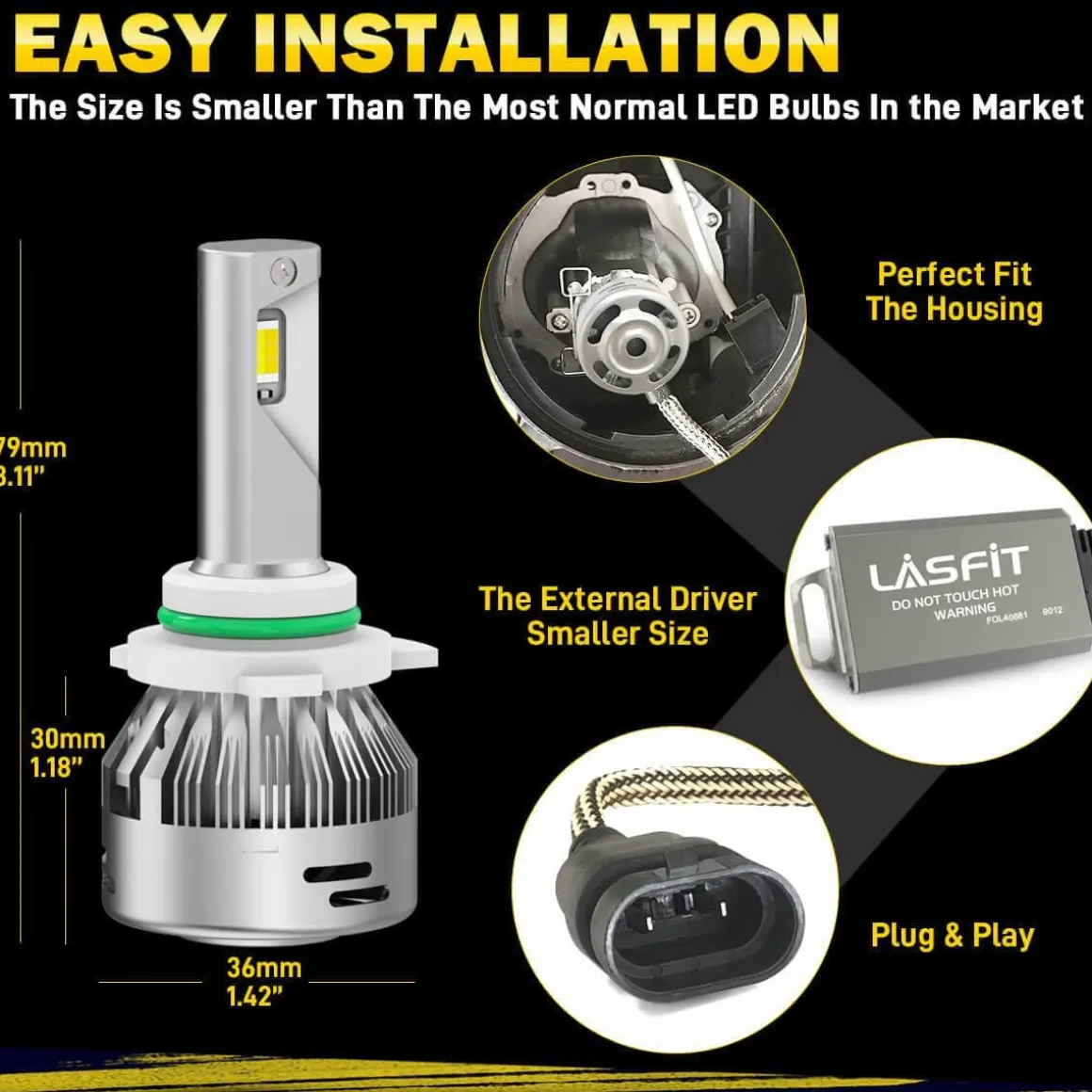 Fit for 2024-2026 Kia Seltos The Brightest LED Bulbs Upgrade | Tested and Verified