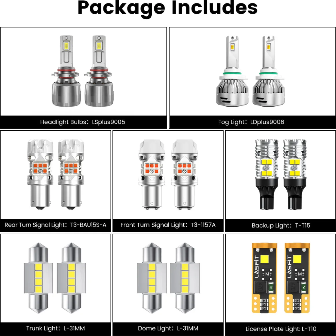 Fit for 2024-2026 Kia Seltos The Brightest LED Bulbs Upgrade | Tested and Verified