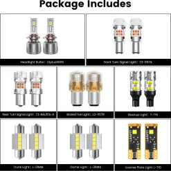 Fit for 2024-2026 Kia Seltos The Brightest LED Bulbs Upgrade | Tested and Verified