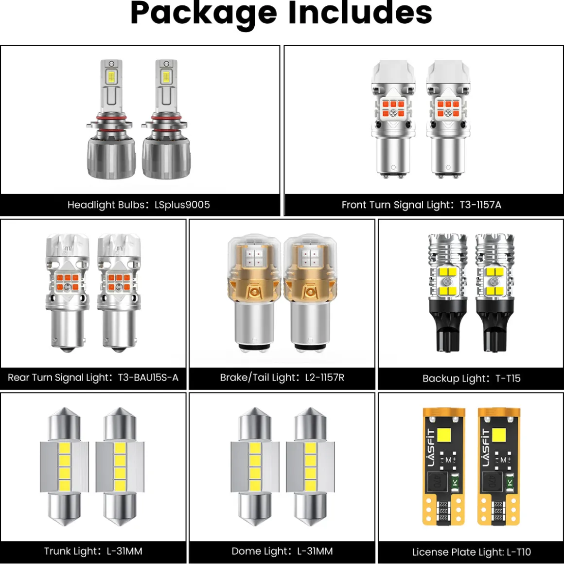 Fit for 2024-2026 Kia Seltos The Brightest LED Bulbs Upgrade | Tested and Verified