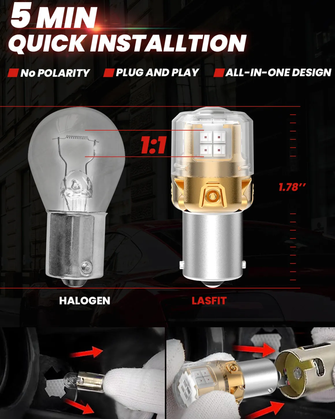 Fit for 2021-2023 Kia Seltos The Brightest LED Bulbs Upgrade | Tested and Verified
