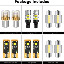 Fit for 2021-2023 Kia Seltos The Brightest LED Bulbs Upgrade | Tested and Verified