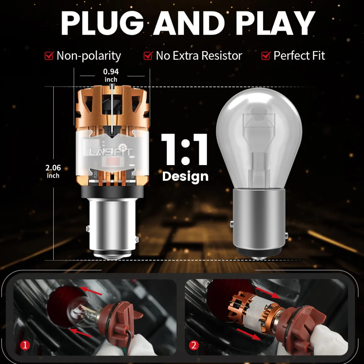 Fit for 2020-2022 Kia Soul LED Bulbs Upgrade