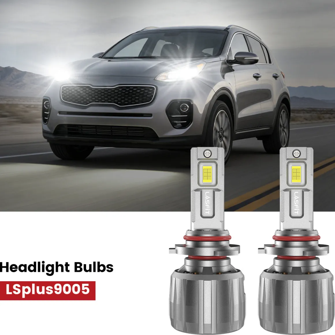 Fit for 2017-2019 Kia Sportage The Brightest LED Bulbs Upgrade
