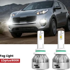 Fit for 2017-2019 Kia Sportage The Brightest LED Bulbs Upgrade