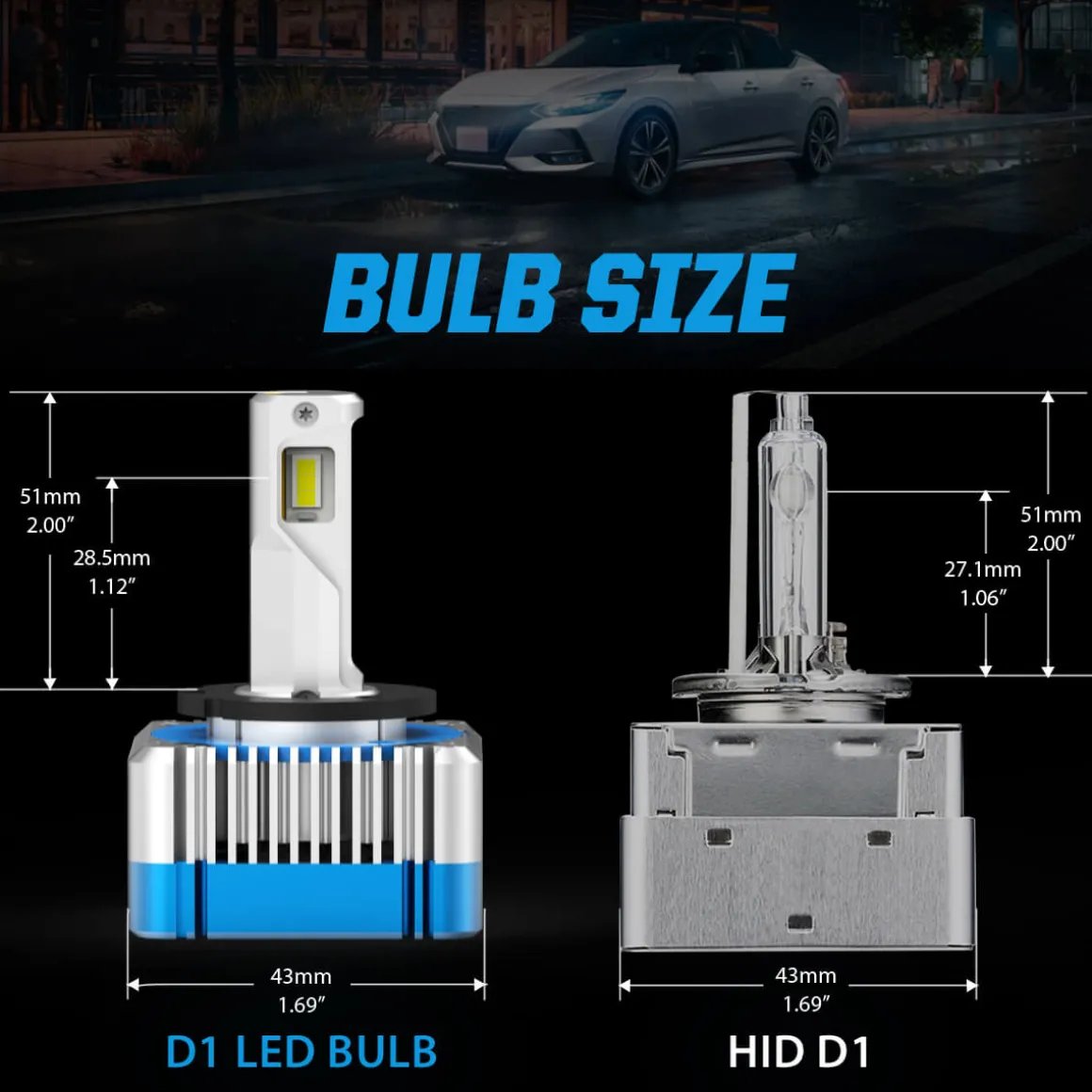 Fit for 2017-2019 Kia Sportage The Brightest LED Bulbs Upgrade