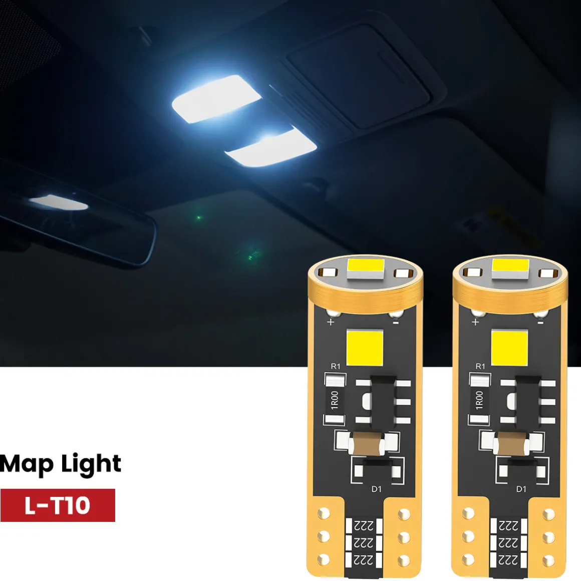 Fit for 2017-2019 Kia Sportage The Brightest LED Bulbs Upgrade