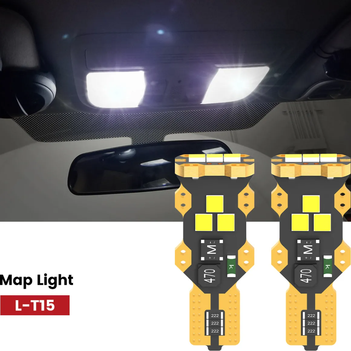 Fit for 2020-2022 Kia Sportage The Brightest LED Bulbs Upgrade | Tested and Verified