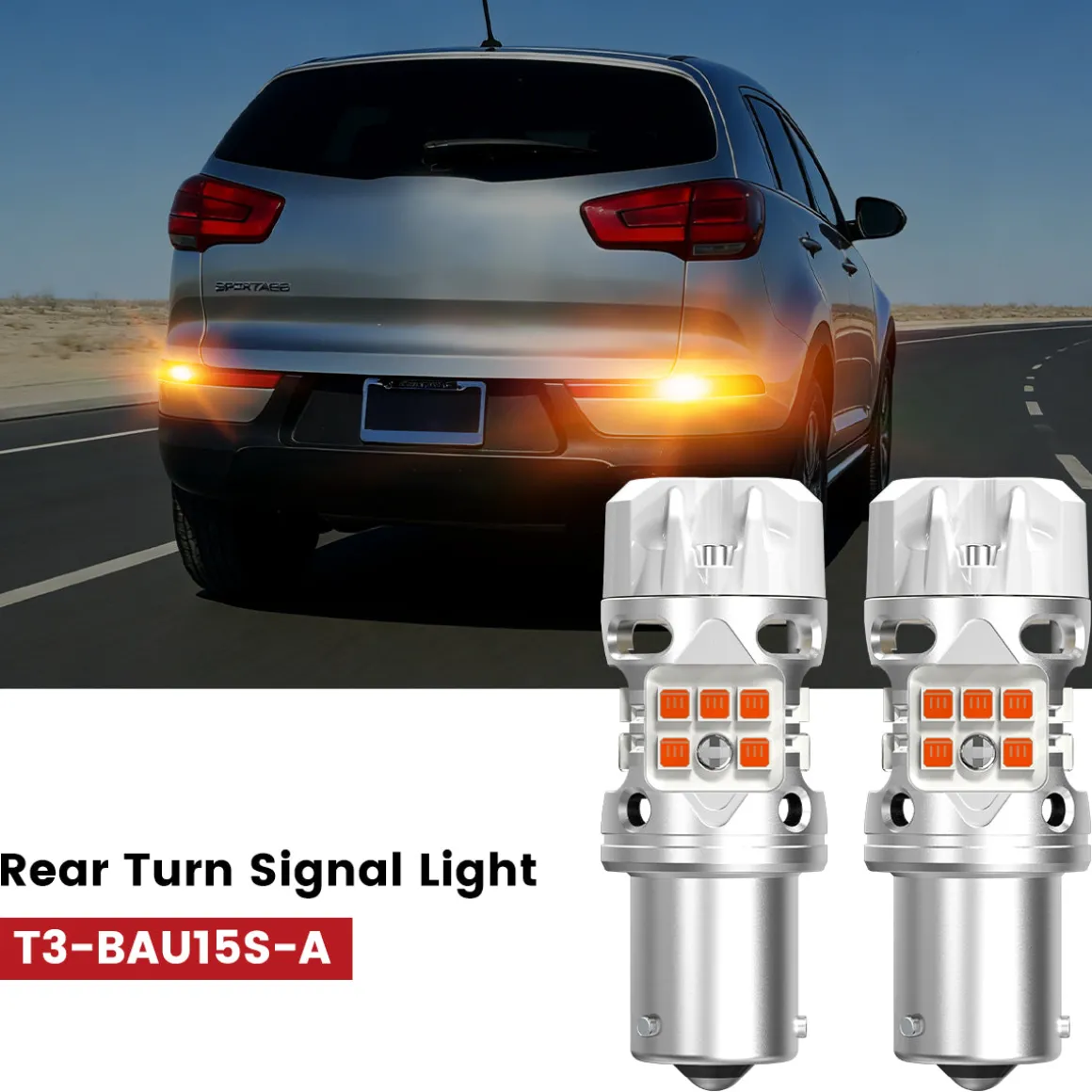 Fit for 2014-2016 Kia Sportage The Brightest LED Bulbs Upgrade