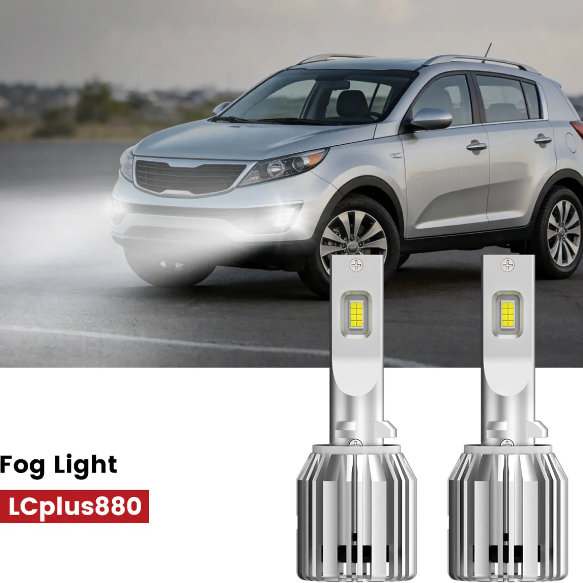 Fit for 2014-2016 Kia Sportage The Brightest LED Bulbs Upgrade