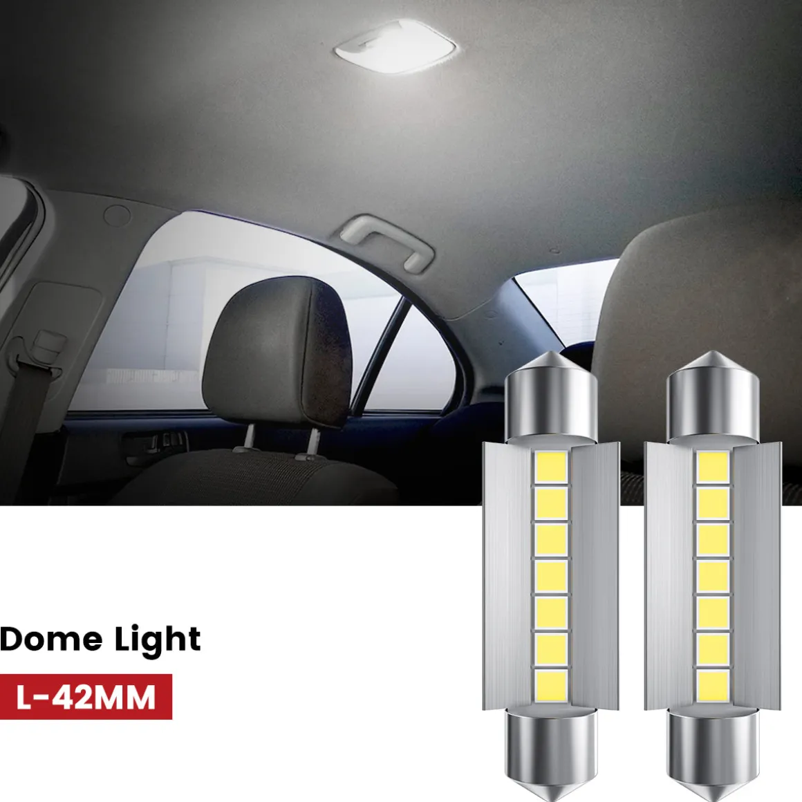 Fit for 2014-2016 Kia Sportage The Brightest LED Bulbs Upgrade