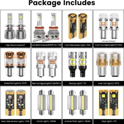 Fit for 2014-2016 Kia Sportage The Brightest LED Bulbs Upgrade