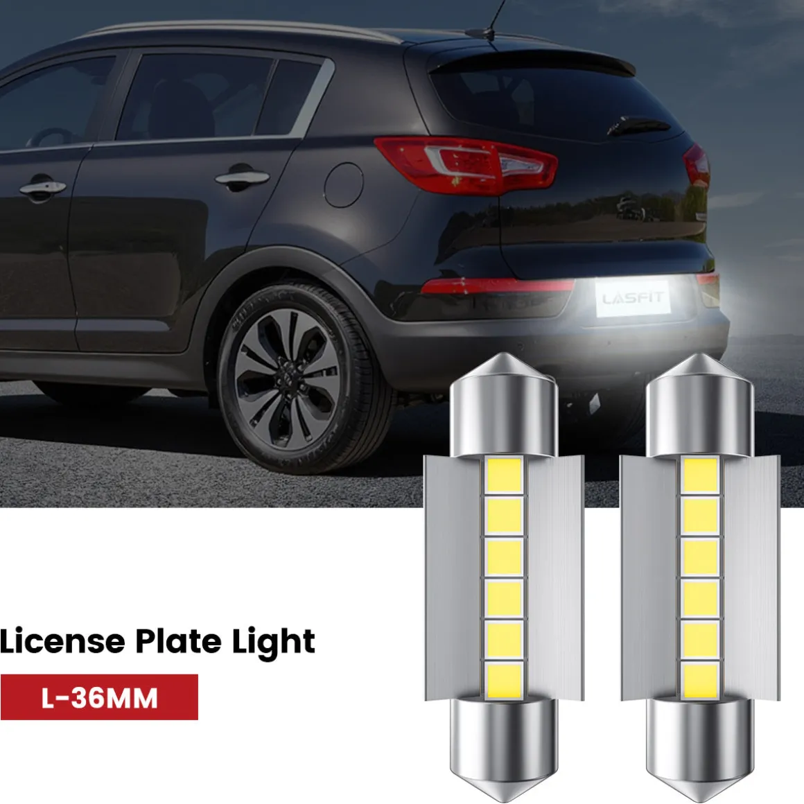 Fit for 2011-2013 Kia Sportage The Brightest LED Bulbs Upgrade