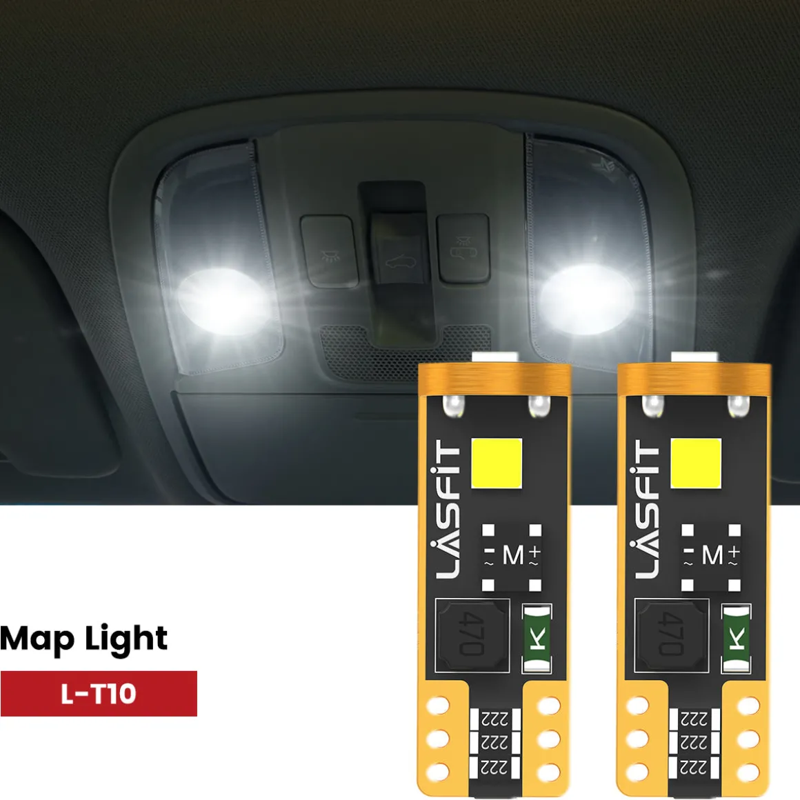 Fit for 2011-2013 Kia Sportage The Brightest LED Bulbs Upgrade