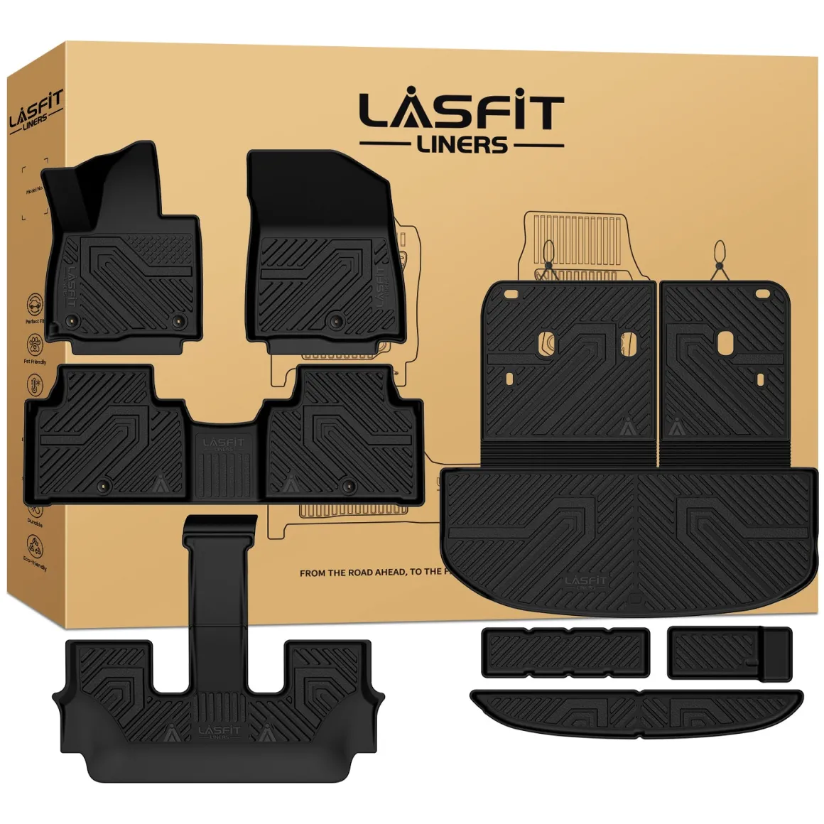 Fit for 2027 Kia Telluride Floor Mats or Seatback & Cargo & Rear Trunk Mat