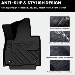 Fit for 2027 Kia Telluride Floor Mats or Seatback & Cargo & Rear Trunk Mat