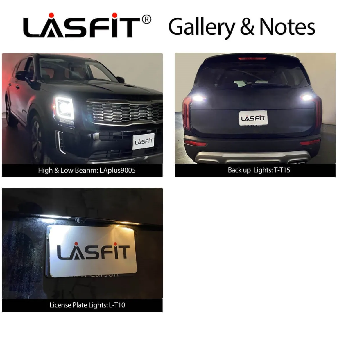 Fit for 2020-2022 Kia Telluride LED Bulbs Upgrade