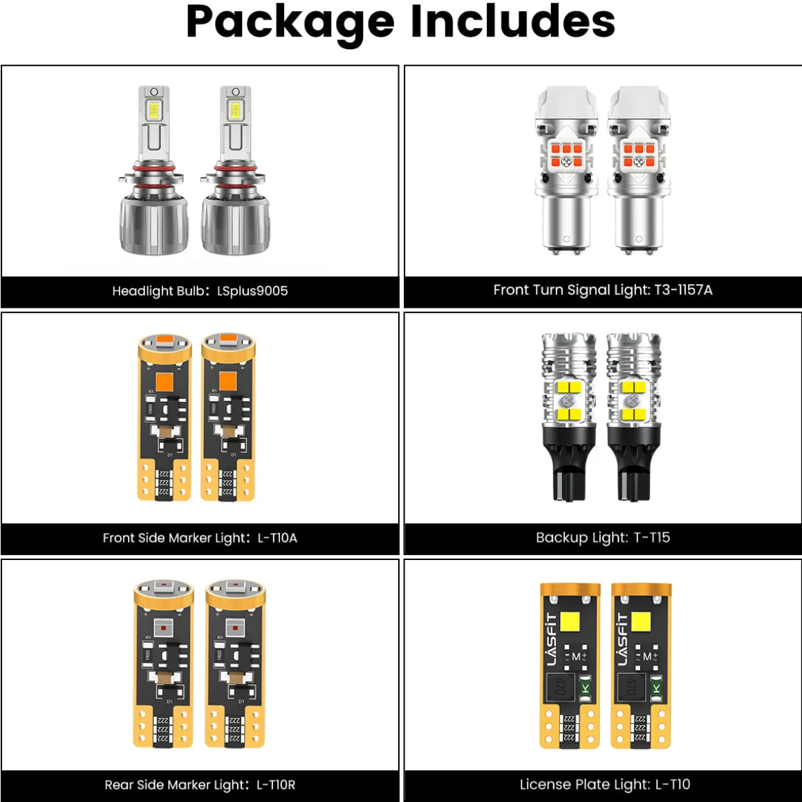 Fit for 2020-2022 Kia Telluride LED Bulbs Upgrade
