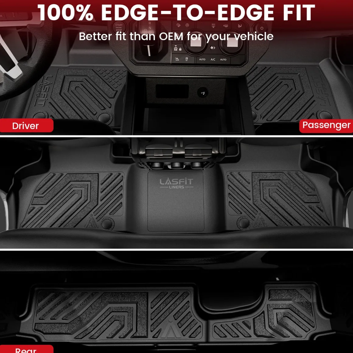 Fit for 2020-2026 Land Rover Defender 110 Floor Mats & Cargo Mat