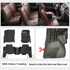 Fit for 2014-2023 Lexus GX460 Custom Floor Mats