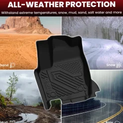 Fit for 2024-2026 Lexus GX550 Floor Mats, Fit 5-seater and With Cool Box Only