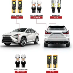 Fit for 2016-2019 Lexus RX LED Bulbs Upgrade | Tested and Verified