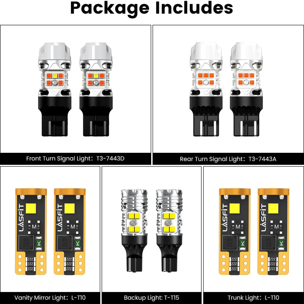 Fit for 2016-2019 Lexus RX LED Bulbs Upgrade | Tested and Verified