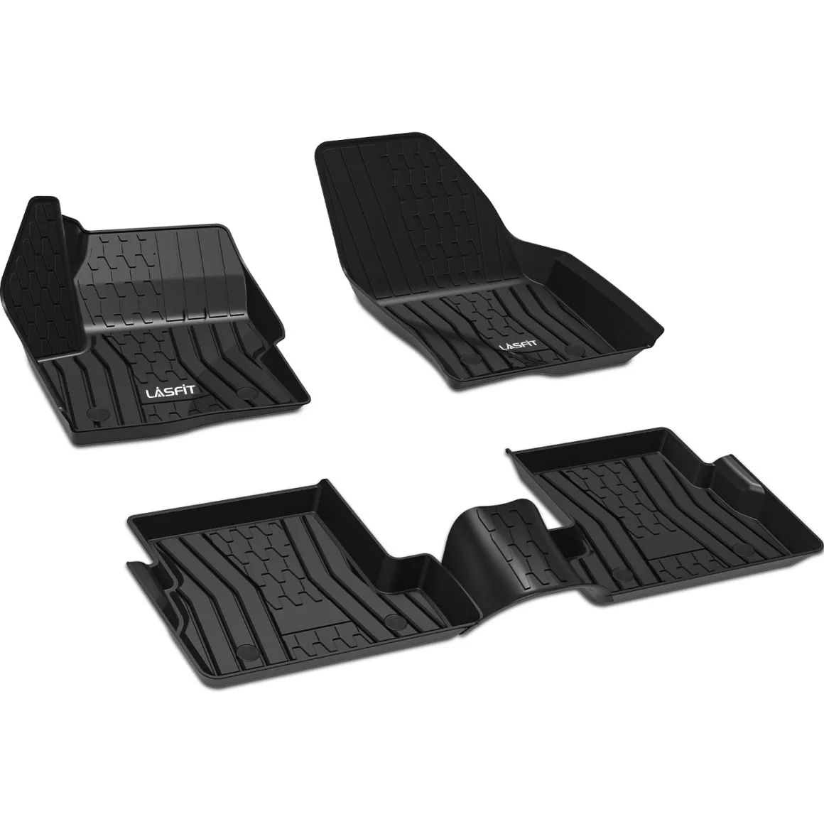 Fit for 2015-2019 Lincoln MKC Custom Floor Mats TPE Material 1st & 2nd Row Seat