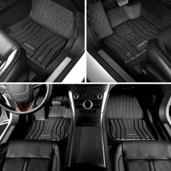 Fit for 2017-2020 Lincoln MKZ Custom Floor Mats TPE Material 1st & 2nd Row Seat