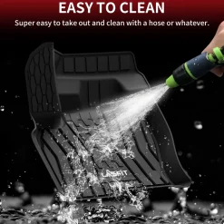 Fit for 2019-2022 Lincoln Nautilus Custom Floor Mats TPE Material 1st & 2nd Row Seat