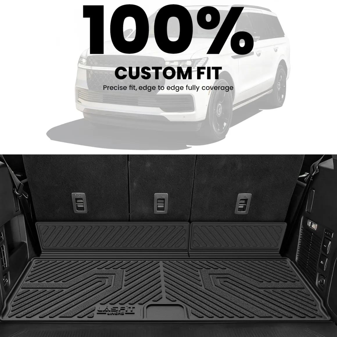 Fit for 2024-2026 Lincoln Navigator L / Navigator Standard Cargo & 3rd Row Seatback Mats
