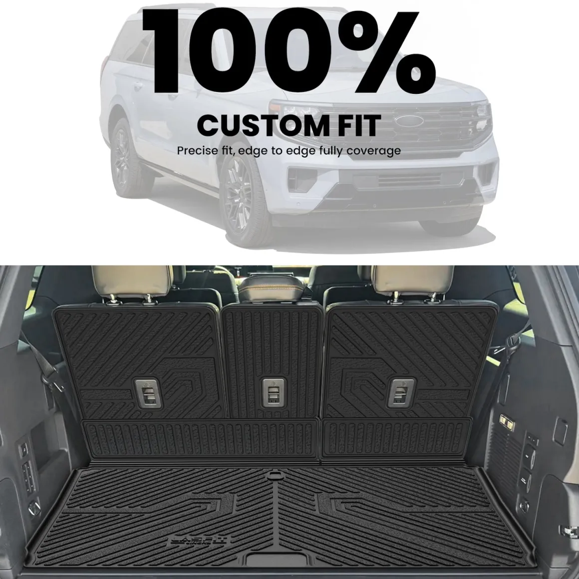 Fit for 2024-2026 Lincoln Navigator L / Navigator Standard Cargo & 3rd Row Seatback Mats