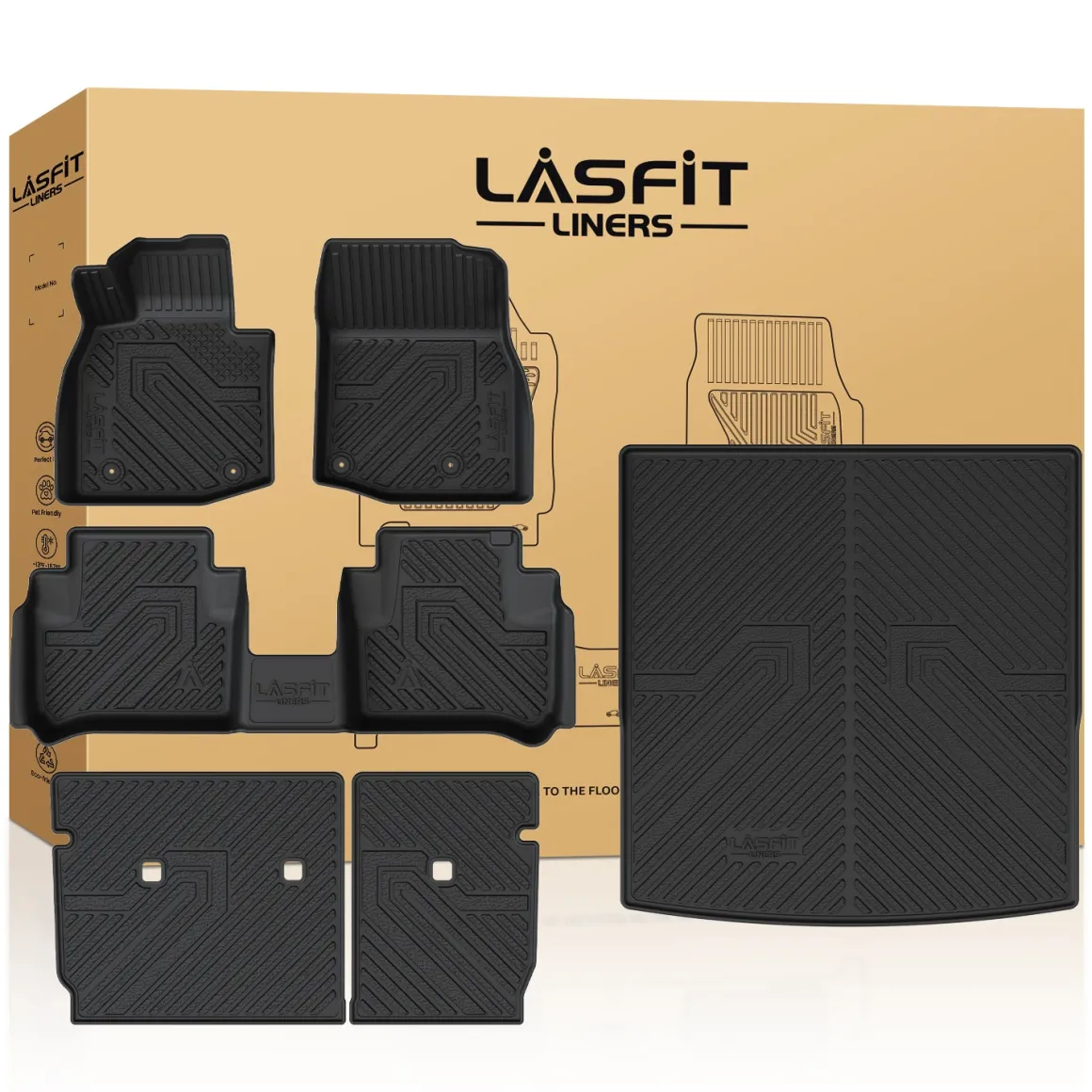 Fit for 2023-2026 Mazda CX-50 Floor Mats & Seatback & Cargo Mats