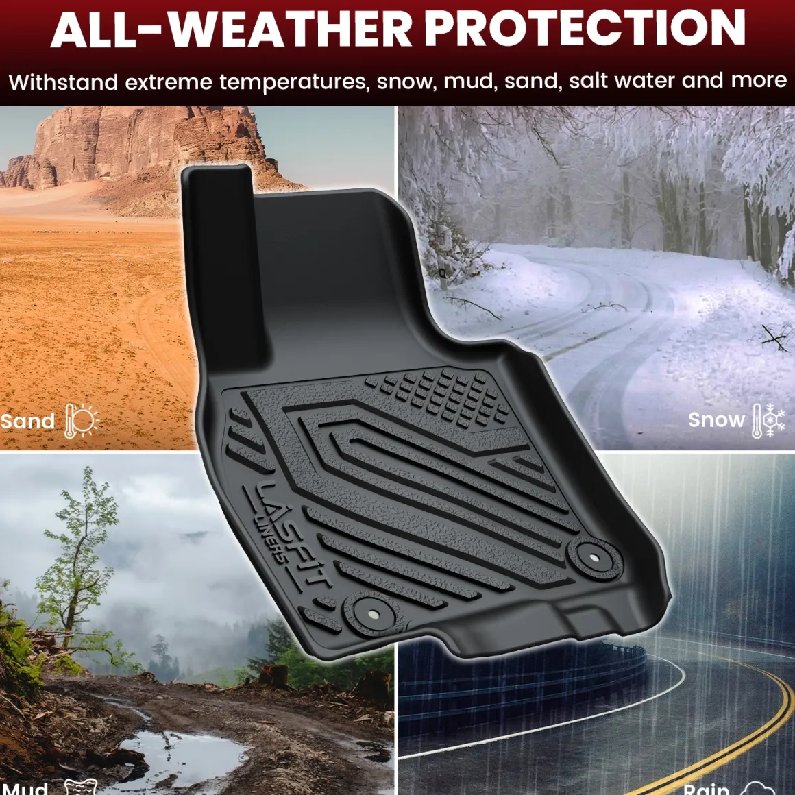 Fit for 2024-2026 Mazda CX-90 (Include CX-90 PHEV) Floor Mats or Cargo & Seatback Mat