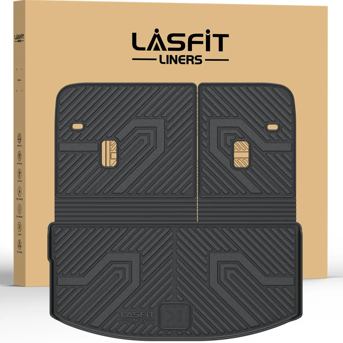Fit for 2024-2026 Mazda CX-90 (Include CX-90 PHEV) Floor Mats or Cargo & Seatback Mat