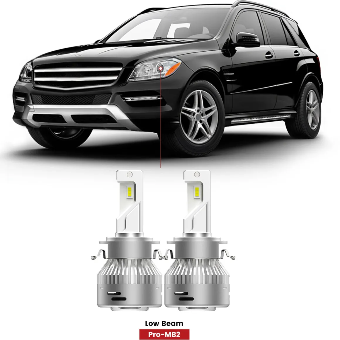 Fit for 2012-2018 Mercedes Benz C250 C300 C350 Custom H7 LED Bulbs Exterior Interior Light Plug n Play
