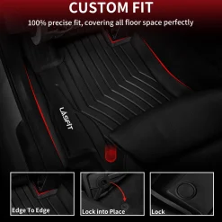 Fit for 2017-2023 Mercedes-Benz E-Class Floor Mats, Fit Sedan & Wagon ONLY, Don't fit Coupe & Cabriolet