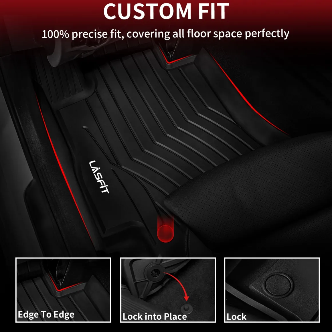 Fit for 2017-2023 Mercedes-Benz E-Class Floor Mats, Fit Sedan & Wagon ONLY, Don't fit Coupe & Cabriolet