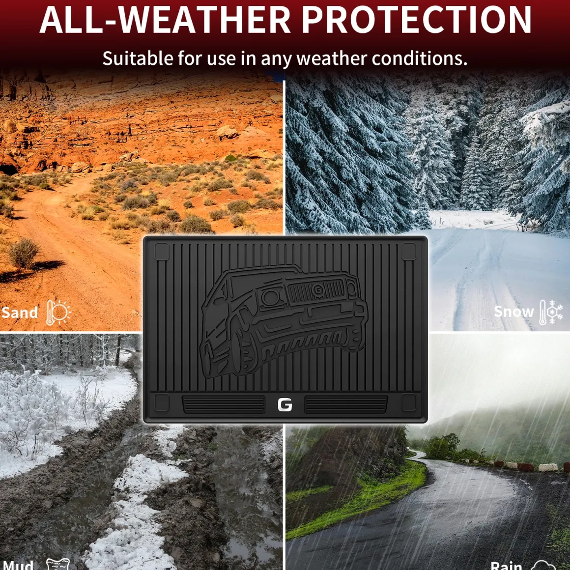 Fit for 2019-2026 Mercedes-Benz G-Class SUV Floor Mats or Cargo Mat