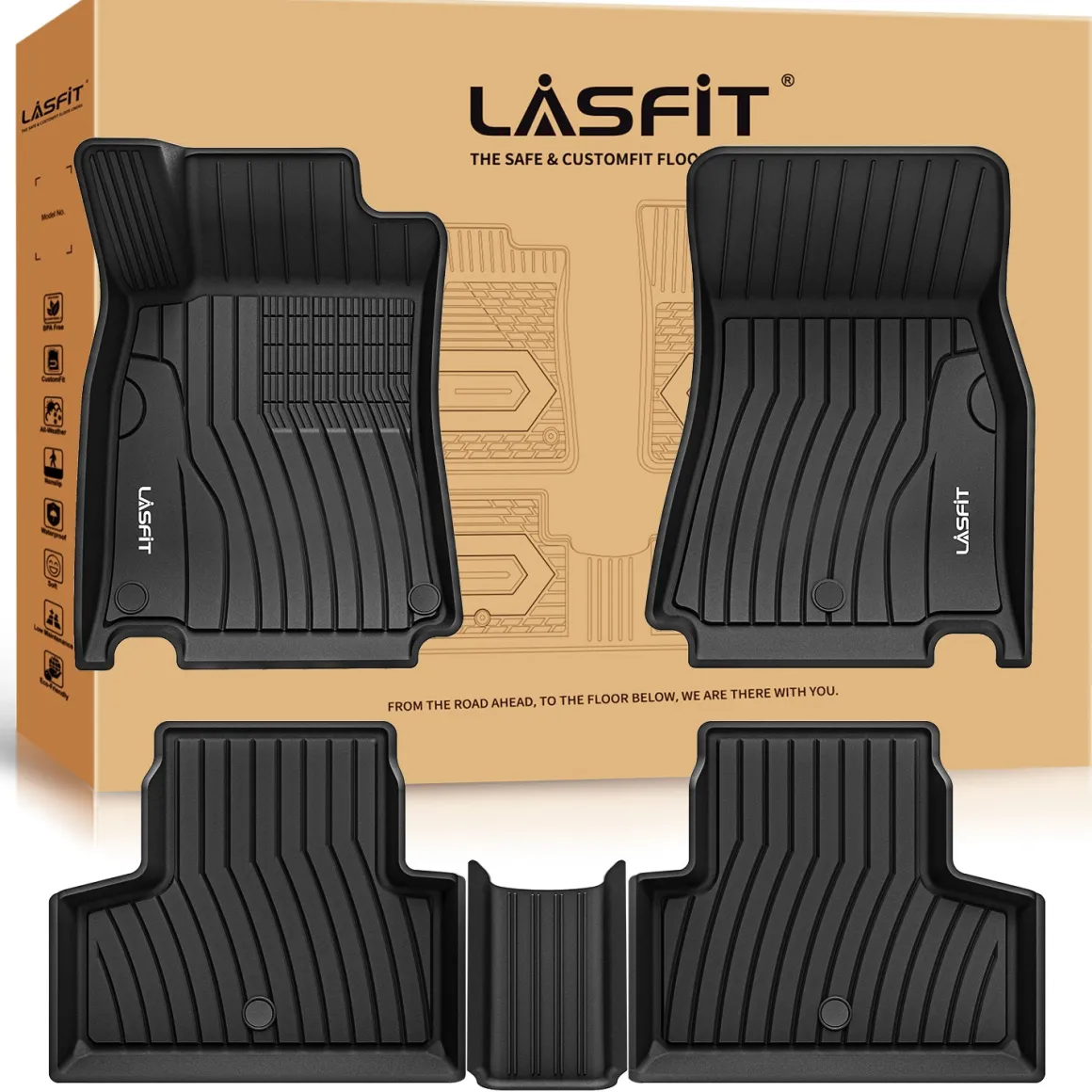 Fit for 2020-2026 Mercedes Benz GLB Floor Mats or Seatback & Cargo Mats, Only Fit 5 Seats