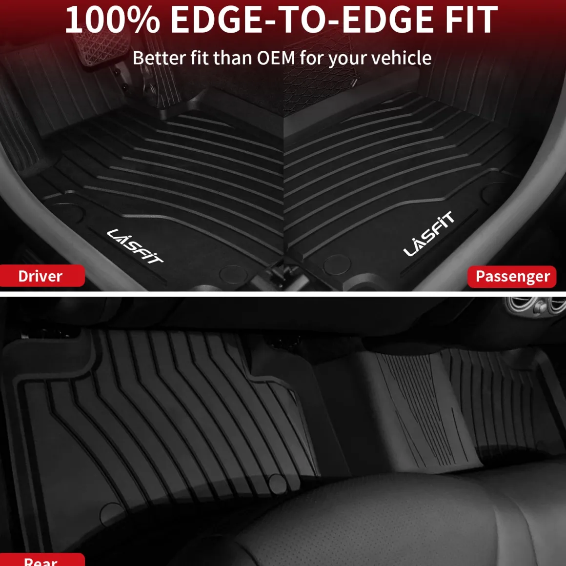 Fit for 2023-2026 Mercedes-Benz GLC Floor Mats or Cargo Mat, Don't Fit Coupe