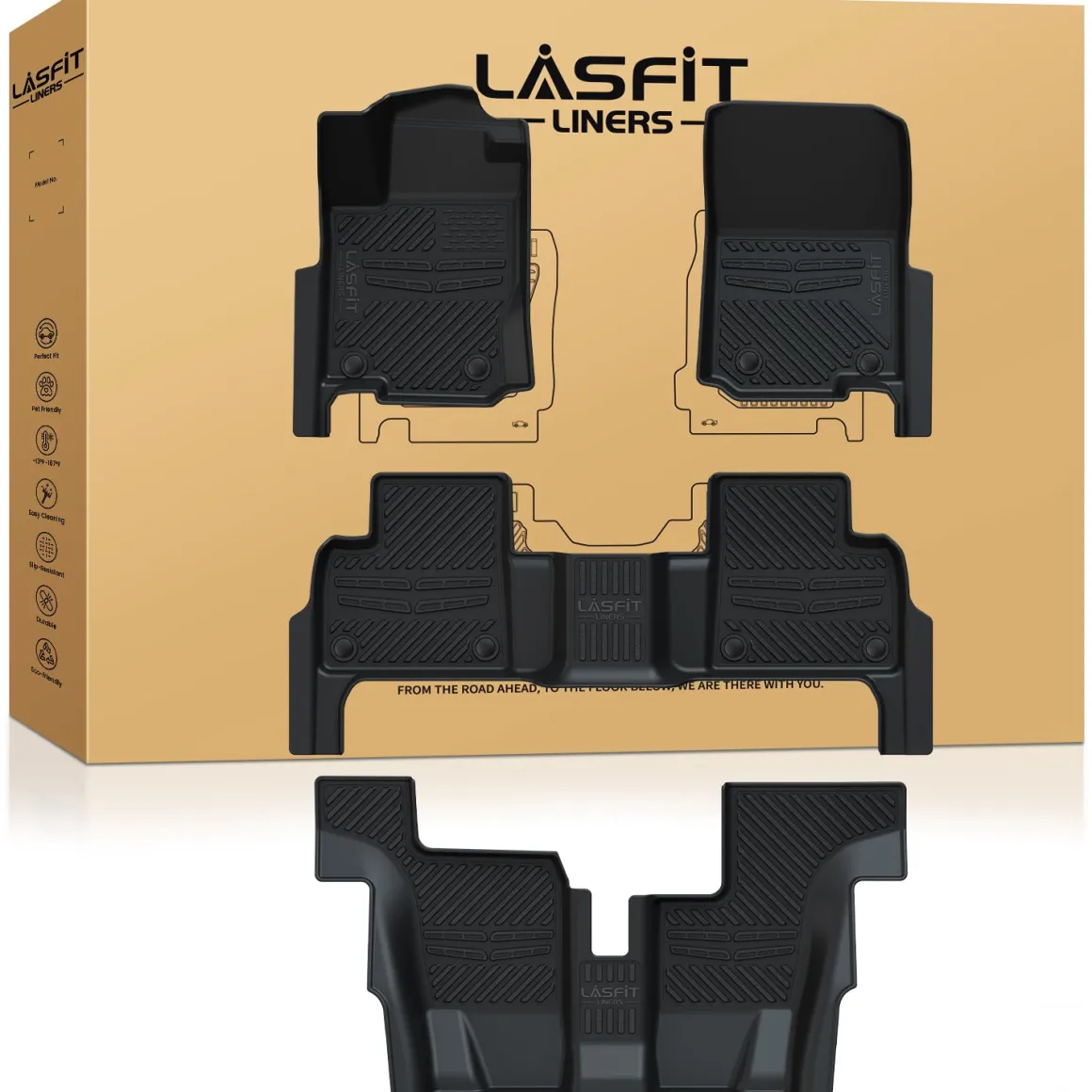 Fit for 2013-2016 Mercedes-Benz GL-Class Floor Mats or Cargo & Seatback Mats