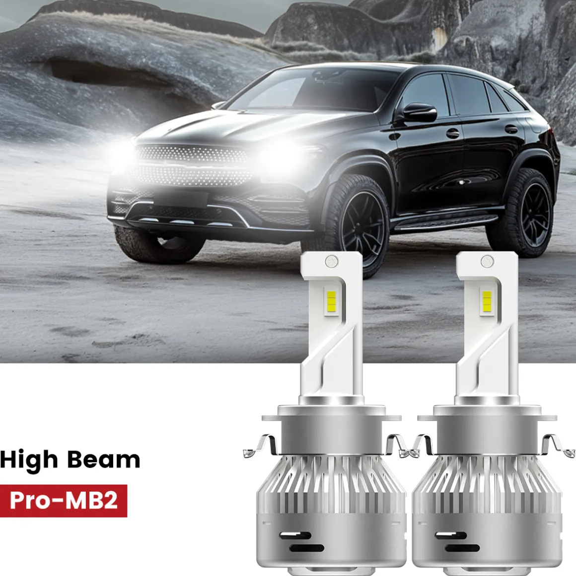 Fit for 2016-2019 Mercedes Benz GLE-Class LED Headlight Bulbs Plug & Play
