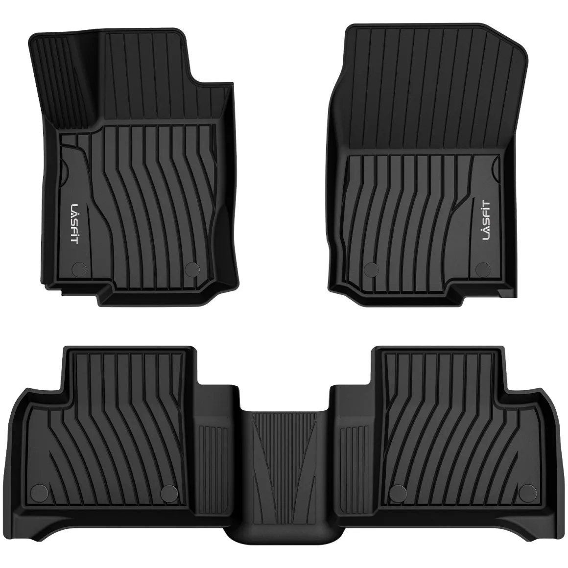 Fit for 2016-2019 Mercedes-Benz GLE Custom Floor Mats TPE Material 1st & 2nd Row Seat